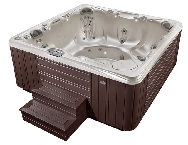 hot tub cost mid-range model