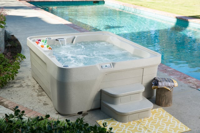 cost of hot tub - roto molded entry level hot tub