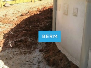 berm ground above pool pools